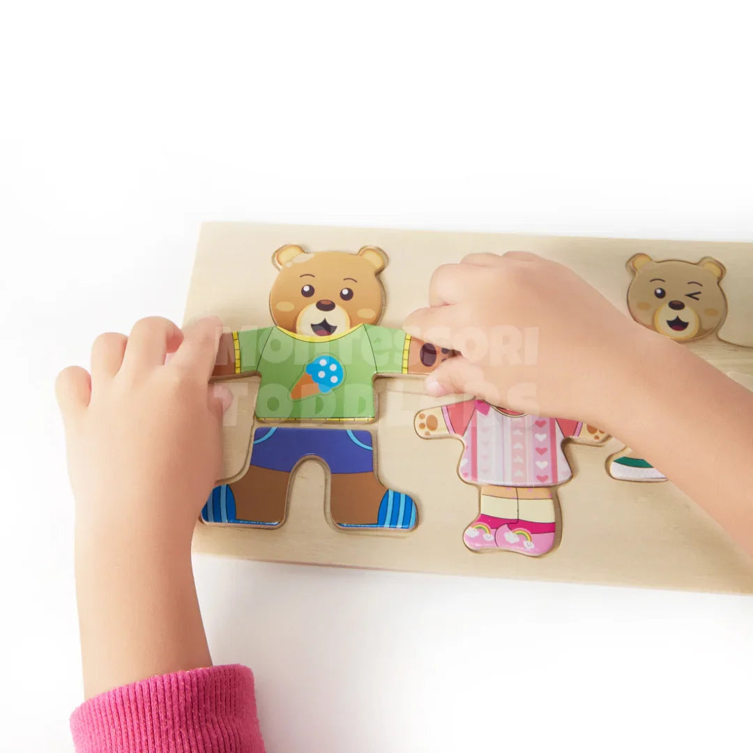Toddlers Wooden Bear Puzzle