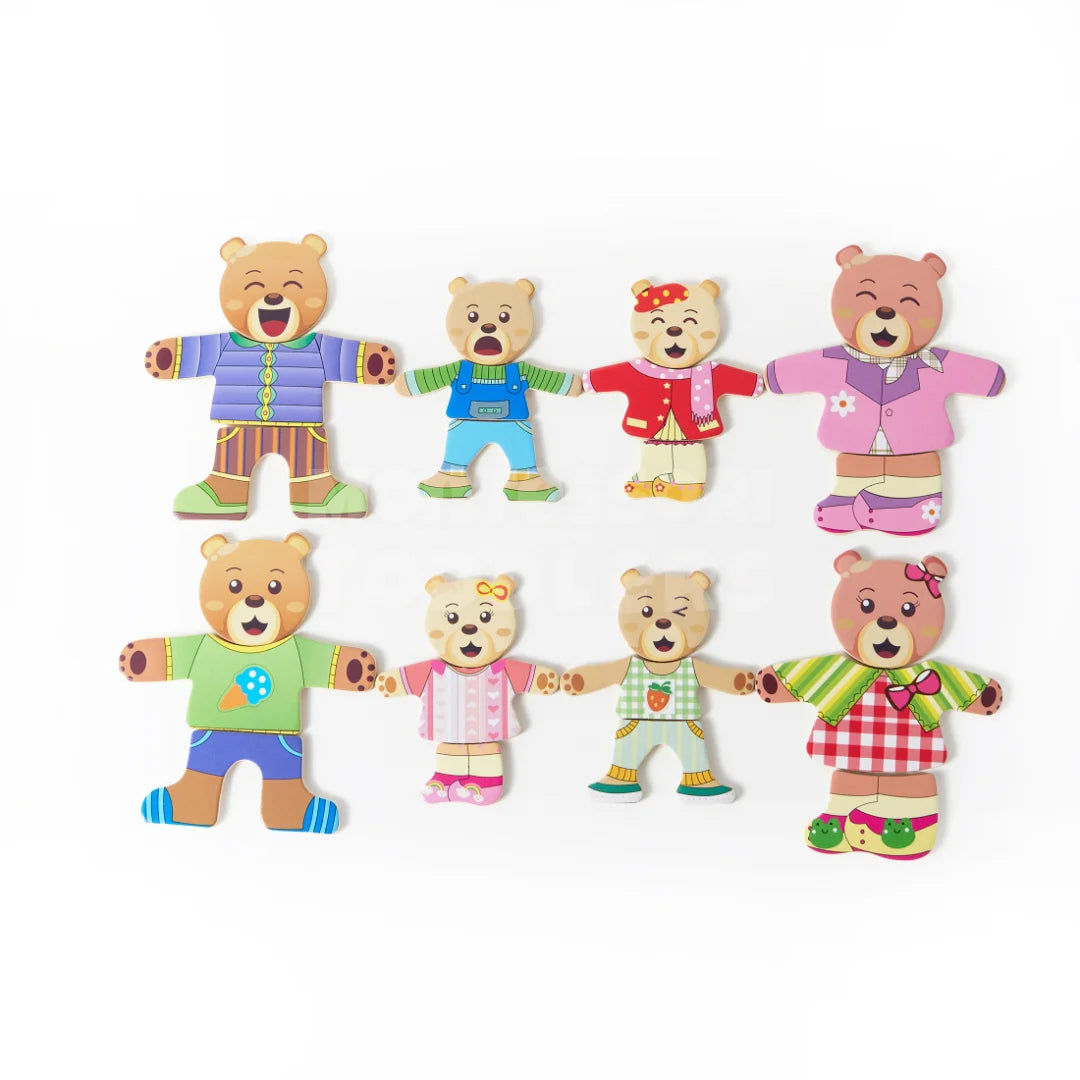 Toddlers Wooden Bear Puzzle