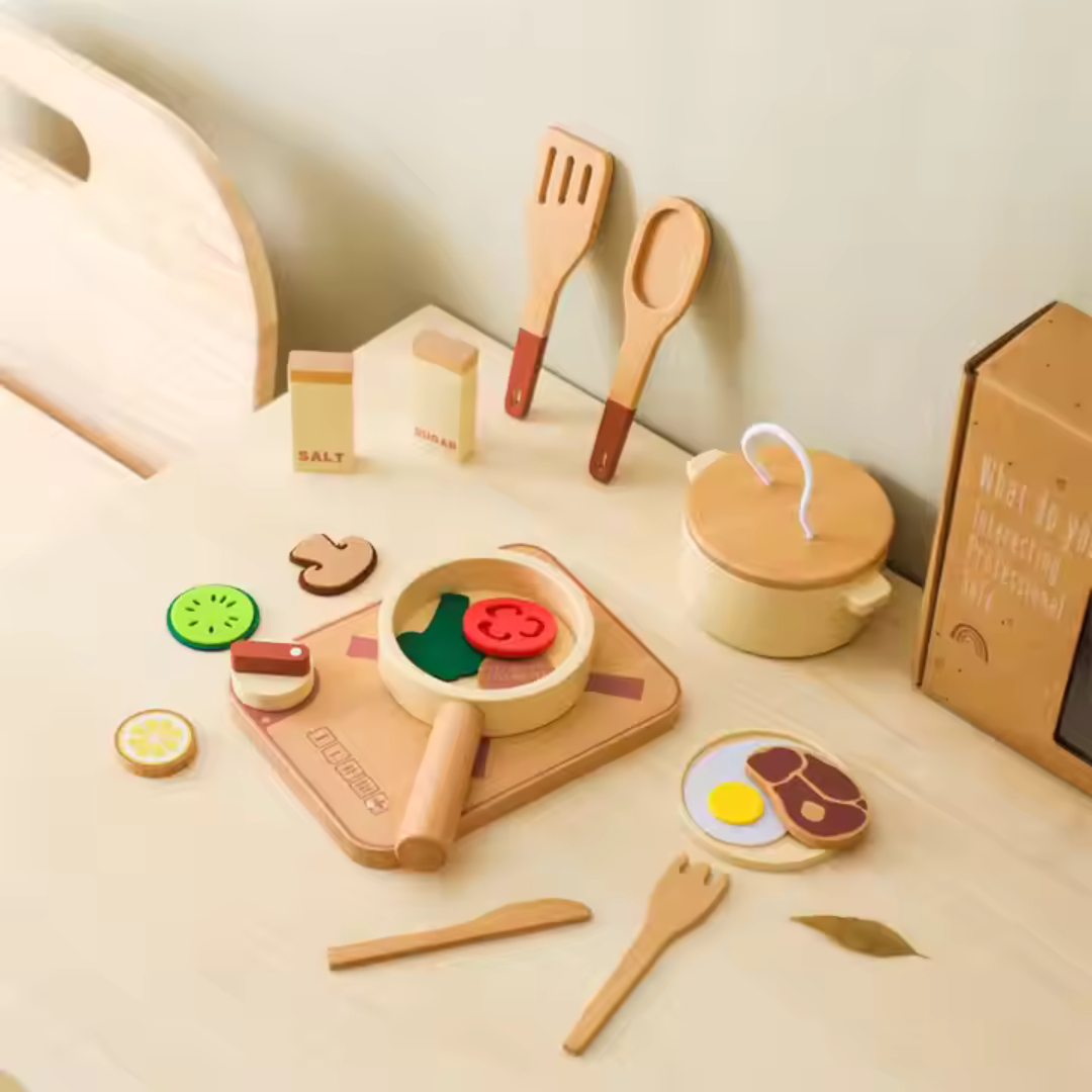 Toddlers Wooden Chef Set – Play Like a Masterchef!