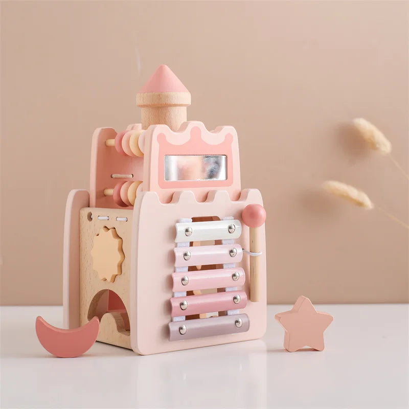 Toddlers Wooden Activity Castle