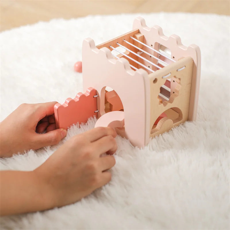 Toddlers Wooden Activity Castle