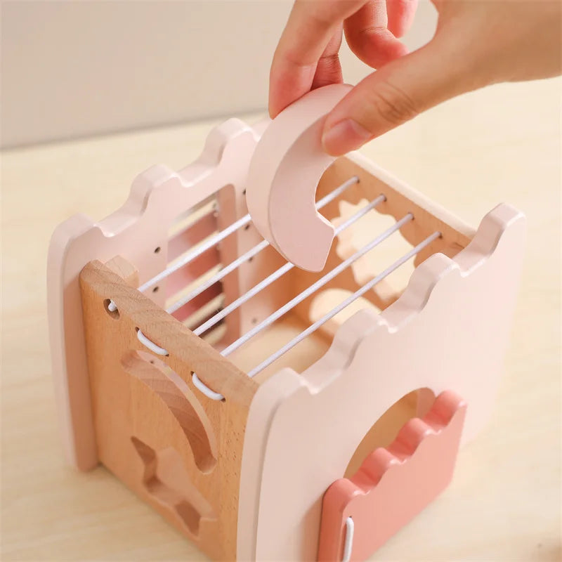 Toddlers Wooden Activity Castle