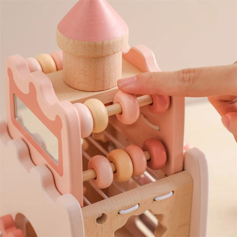 Toddlers Wooden Activity Castle