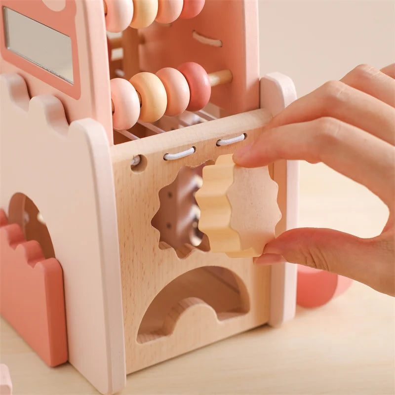 Toddlers Wooden Activity Castle