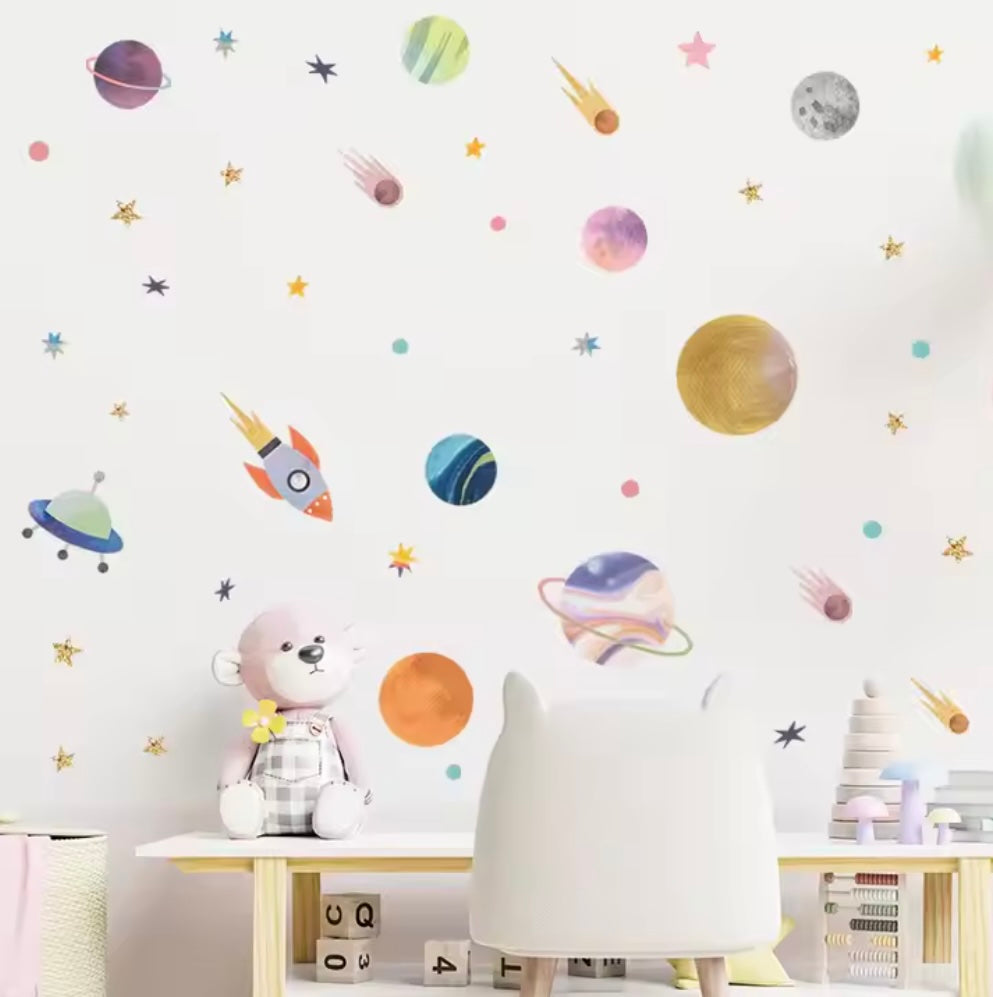 Toddlers Space Wallpaper - En reise mot stjernene!