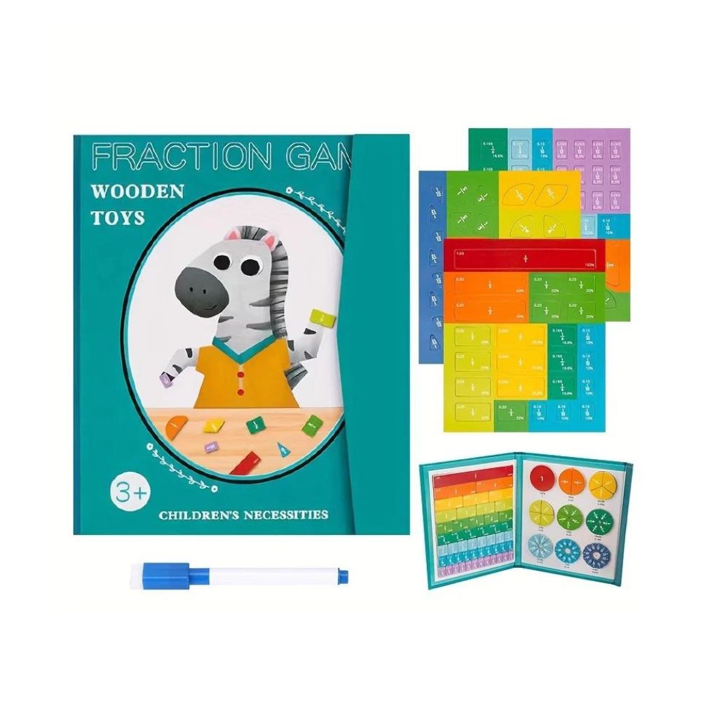 Toddlers Magnetic Fractions - Learning Math Toy