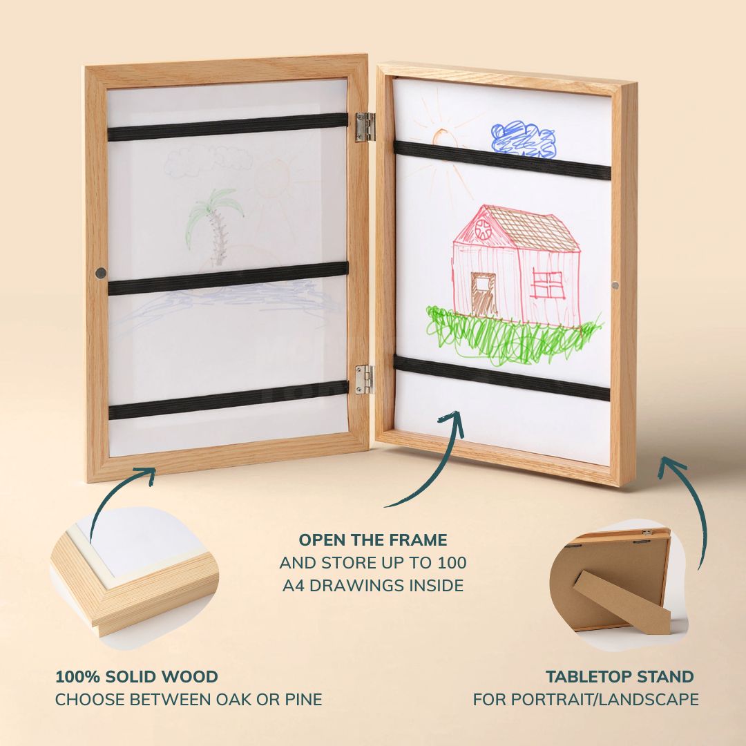 Toddlers Wooden Frame - Träram i 100 % massivt trä