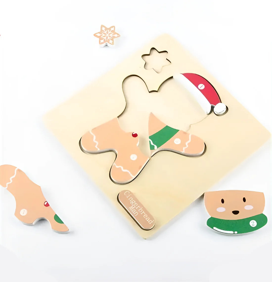 Toddlers Christmas Puzzle - 4 st pussel med jultema