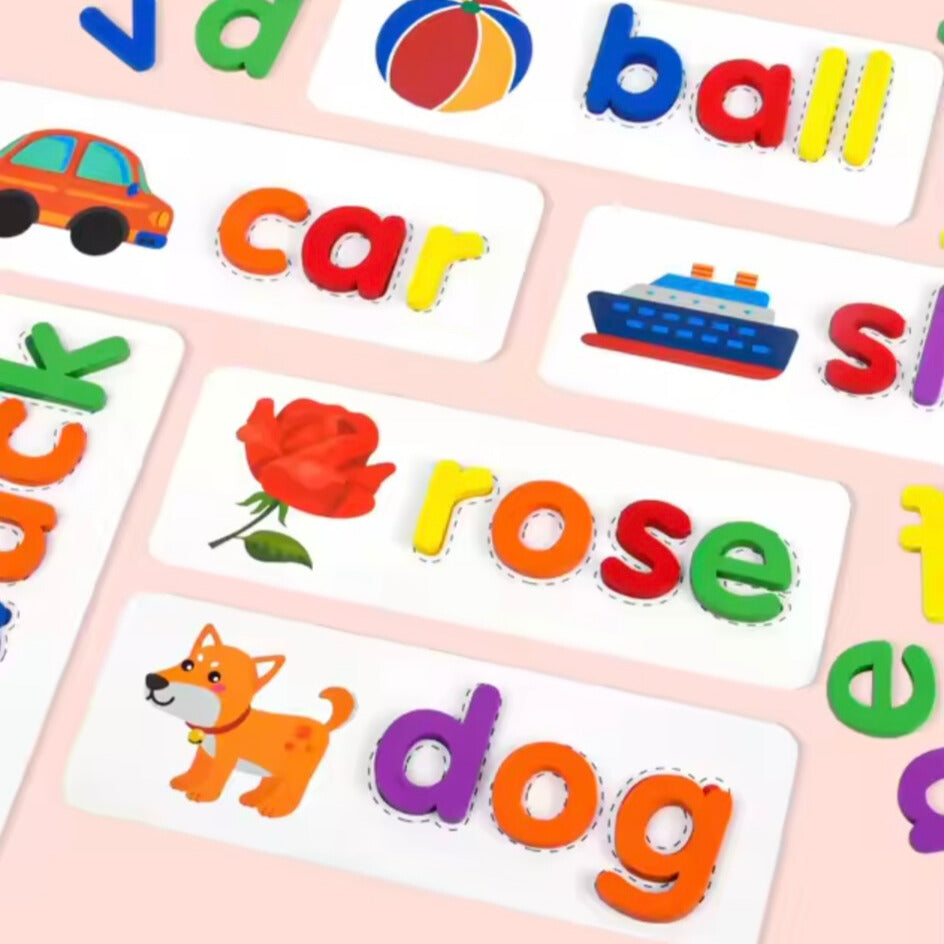 Toddlers Alphabet Puzzle - Bygg ditt barns ordförråd