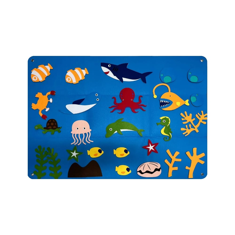 Toddlers Adventure Felt Board - Utforsk fantasifulle verdener!