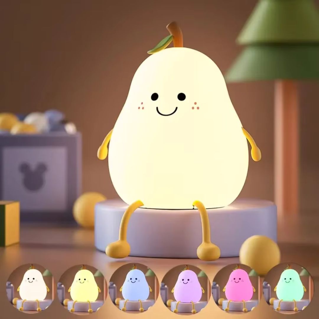 Toddlers Happy Pear Night Light